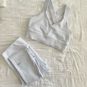 All Yoga High Waist Leggings & Sports Bra Set
